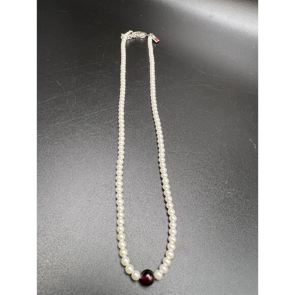 Tommy Hilfiger Faux Pearl Necklace - Picture 3 of 5